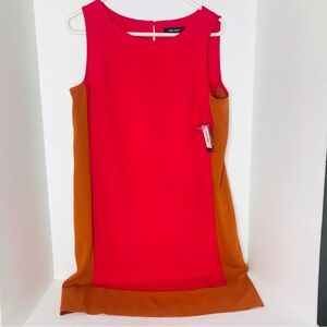 Nine West Shift Dress Two Tone Women’s Size 12 New With Tags NWT